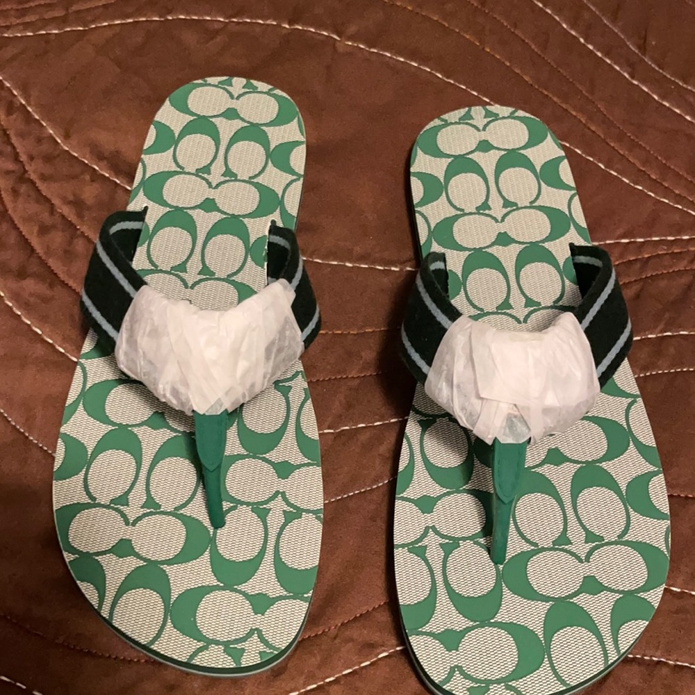 Coach Webbed flip flop
